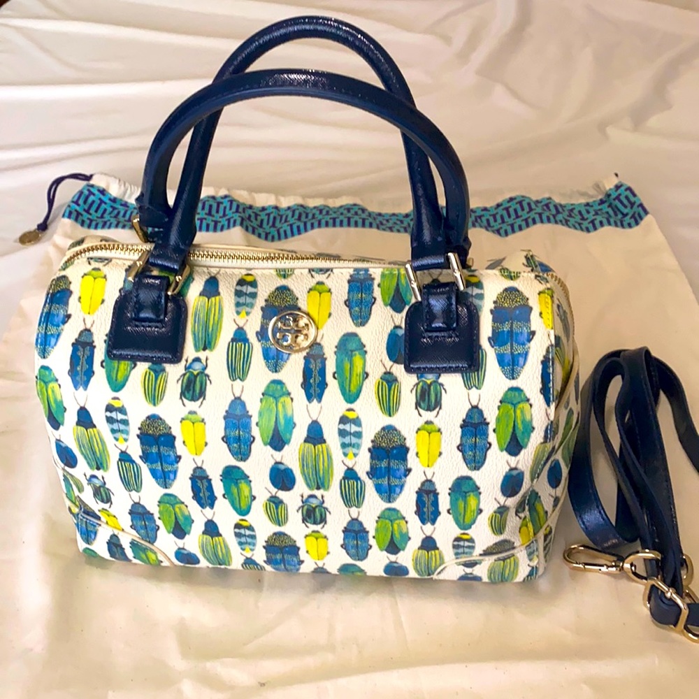 Tory Burch Robinson Kensington Middy Scarab Beetle